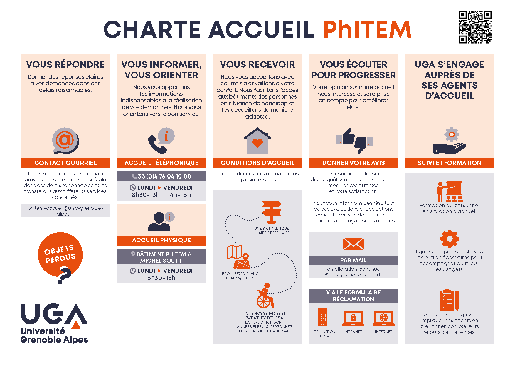 Charte accueil UFR PhITEM